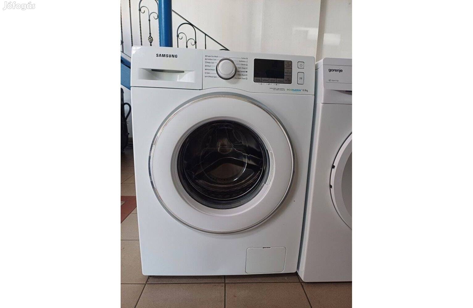 Használt Samsung WF80F5E0W4W/LE Mosógép [H16793] 3-6 hó gari